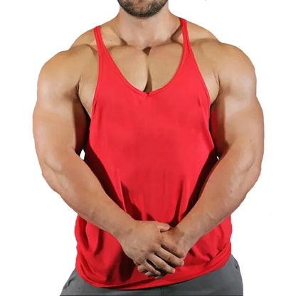 Gym Shirt Gyms Man Workout Bodybuilding Men Sportswear Men's Clothes Tank Top Vest Clothing Muscle Singlet Fitness Undershirt - Nextwave Zone