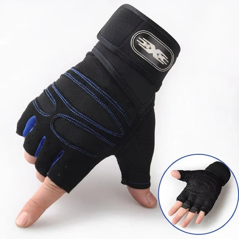 Gym Gloves for Men Women Fitness Weight Lifting Wristband Gloves Body Building Training Sports Exercise Cycling Glove Shockproof - Nextwave Zone
