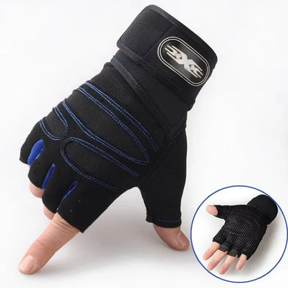 Gym Gloves for Men Women Fitness Weight Lifting Wristband Gloves Body Building Training Sports Exercise Cycling Glove Shockproof - Nextwave Zone