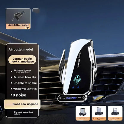 Wireless Charger For Car Mobile Cell Phone Holder Support For Mobile Car Mount Automotive Electric Induction Auto Clamping - Nextwave Zone