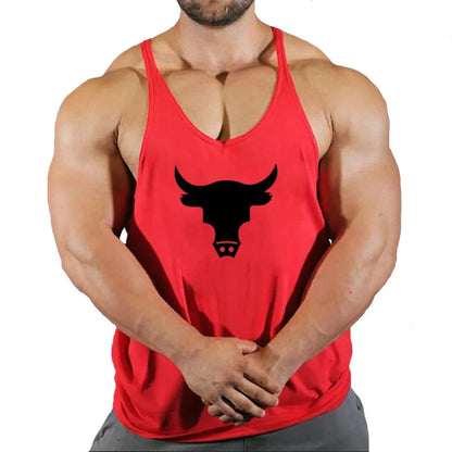 Gym Shirt Gyms Man Workout Bodybuilding Men Sportswear Men's Clothes Tank Top Vest Clothing Muscle Singlet Fitness Undershirt - Nextwave Zone