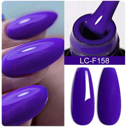 LILYCUTE Pink Purple Color Gel Nail Polish Spring Summer Semi Permanent For Manicure Soak Off Nail Art Gel Varnish - Nextwave Zone