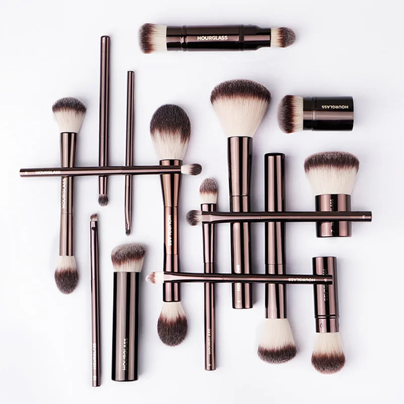 Hourglass Makeup Brushes Powder Foundation Concealer Blusher Bronzer Eye Shadow Eyebrow Eyeliner Sculpting Brush - Nextwave Zone