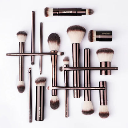 Hourglass Makeup Brushes Powder Foundation Concealer Blusher Bronzer Eye Shadow Eyebrow Eyeliner Sculpting Brush - Nextwave Zone