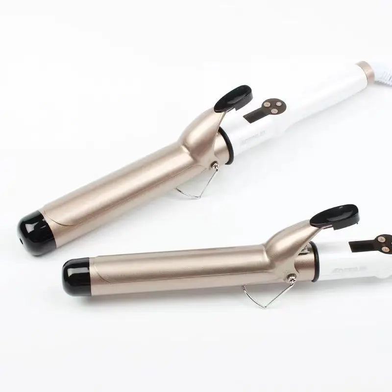 Hair Curlers Waves Electric Professional Ceramic Hair Curler Lcd Curling Iron Roller Curls Wand Waver Fashion Styling Tools - Nextwave Zone