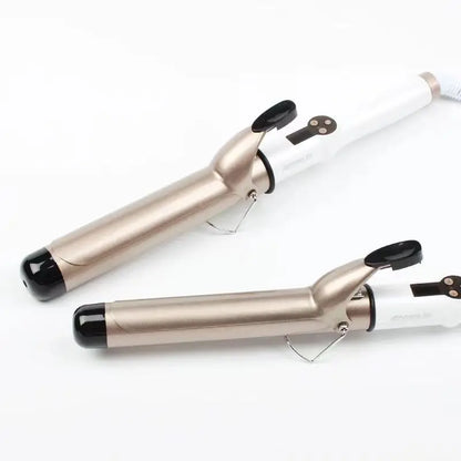 Hair Curlers Waves Electric Professional Ceramic Hair Curler Lcd Curling Iron Roller Curls Wand Waver Fashion Styling Tools - Nextwave Zone
