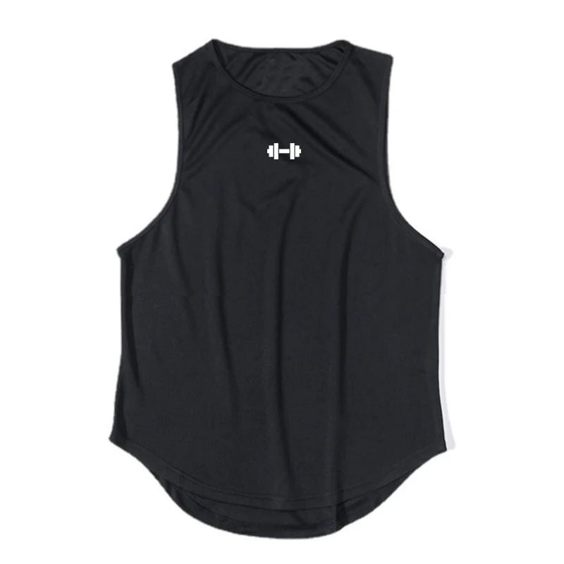 Summer Men's Gym Tank Top Fitness Training Clothing Quick-drying Loose Bodybuilding Sleeveless Shirt Men Fashion Basketball Vest - Nextwave Zone
