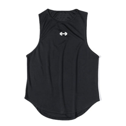 Summer Men's Gym Tank Top Fitness Training Clothing Quick-drying Loose Bodybuilding Sleeveless Shirt Men Fashion Basketball Vest - Nextwave Zone