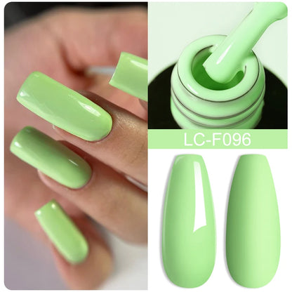 LILYCUTE Pink Purple Color Gel Nail Polish Spring Summer Semi Permanent For Manicure Soak Off Nail Art Gel Varnish - Nextwave Zone