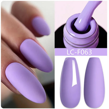 LILYCUTE Pink Purple Color Gel Nail Polish Spring Summer Semi Permanent For Manicure Soak Off Nail Art Gel Varnish - Nextwave Zone