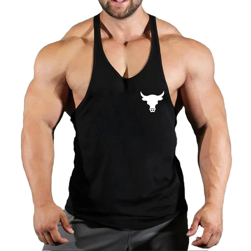 Gym Shirt Gyms Man Workout Bodybuilding Men Sportswear Men's Clothes Tank Top Vest Clothing Muscle Singlet Fitness Undershirt - Nextwave Zone