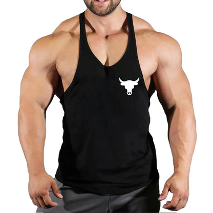 Gym Shirt Gyms Man Workout Bodybuilding Men Sportswear Men's Clothes Tank Top Vest Clothing Muscle Singlet Fitness Undershirt - Nextwave Zone