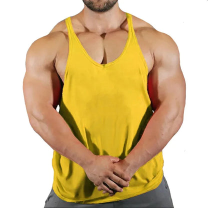 Gym Shirt Gyms Man Workout Bodybuilding Men Sportswear Men's Clothes Tank Top Vest Clothing Muscle Singlet Fitness Undershirt - Nextwave Zone