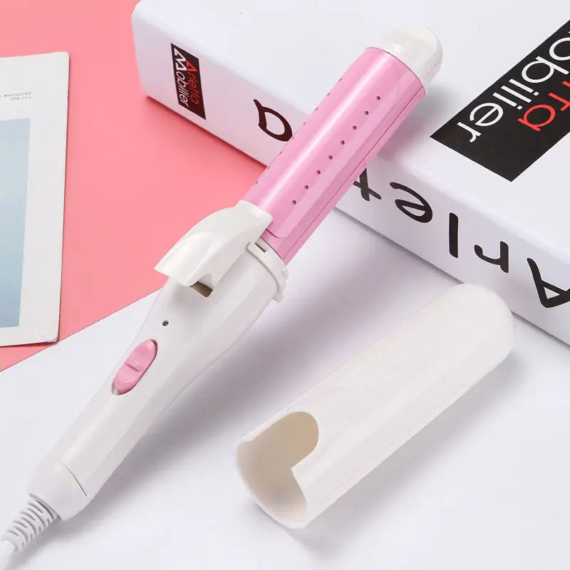 Hair Curlers Waves Electric Professional Ceramic Hair Curler Lcd Curling Iron Roller Curls Wand Waver Fashion Styling Tools - Nextwave Zone