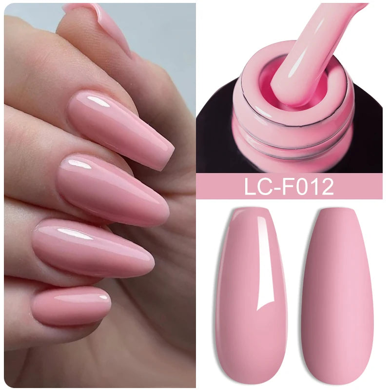 LILYCUTE Pink Purple Color Gel Nail Polish Spring Summer Semi Permanent For Manicure Soak Off Nail Art Gel Varnish - Nextwave Zone