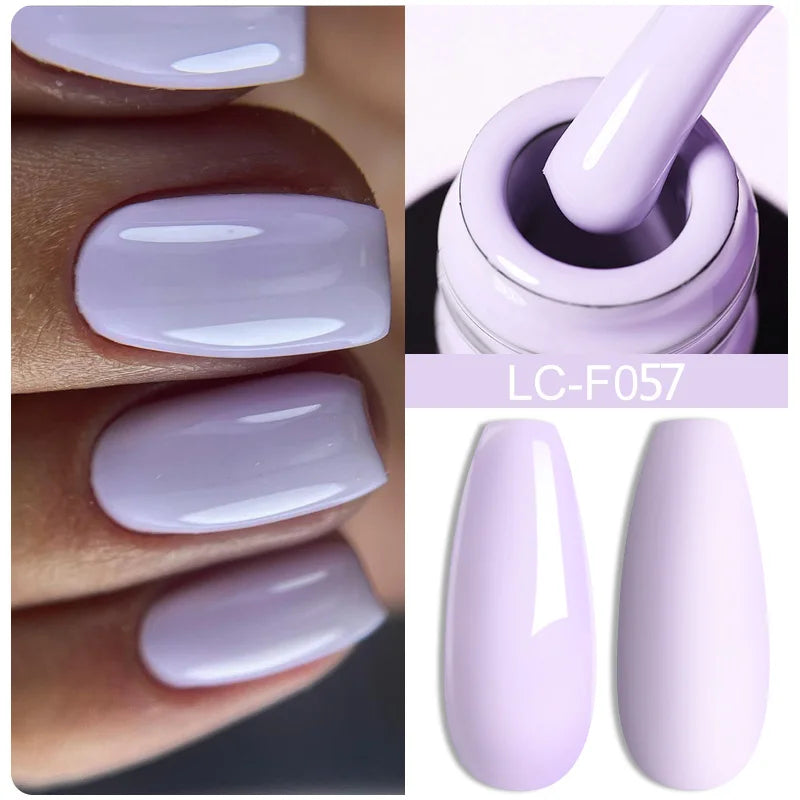 LILYCUTE Pink Purple Color Gel Nail Polish Spring Summer Semi Permanent For Manicure Soak Off Nail Art Gel Varnish - Nextwave Zone