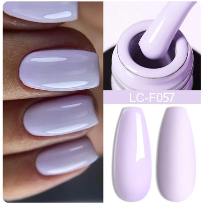 LILYCUTE Pink Purple Color Gel Nail Polish Spring Summer Semi Permanent For Manicure Soak Off Nail Art Gel Varnish - Nextwave Zone