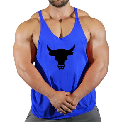 Gym Shirt Gyms Man Workout Bodybuilding Men Sportswear Men's Clothes Tank Top Vest Clothing Muscle Singlet Fitness Undershirt - Nextwave Zone