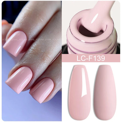 LILYCUTE Pink Purple Color Gel Nail Polish Spring Summer Semi Permanent For Manicure Soak Off Nail Art Gel Varnish - Nextwave Zone