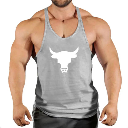Gym Shirt Gyms Man Workout Bodybuilding Men Sportswear Men's Clothes Tank Top Vest Clothing Muscle Singlet Fitness Undershirt - Nextwave Zone