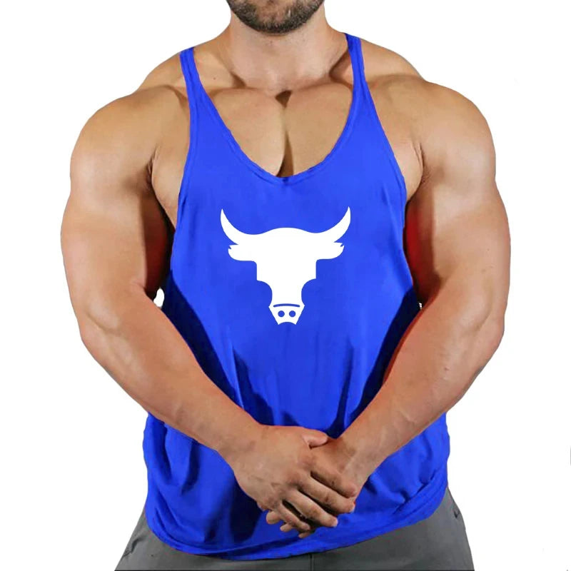 Gym Shirt Gyms Man Workout Bodybuilding Men Sportswear Men's Clothes Tank Top Vest Clothing Muscle Singlet Fitness Undershirt - Nextwave Zone