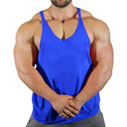 Gym Shirt Gyms Man Workout Bodybuilding Men Sportswear Men's Clothes Tank Top Vest Clothing Muscle Singlet Fitness Undershirt - Nextwave Zone