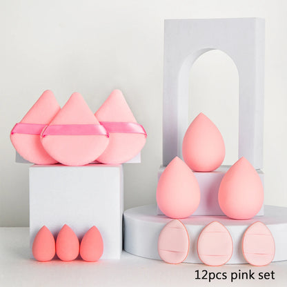 Makeup Brushes and Sponges Set, Pink Makeup Puff, Headband, Wristband Remover , 8-16mm DIY Eyelash Extension Kit makeup tool - Nextwave Zone