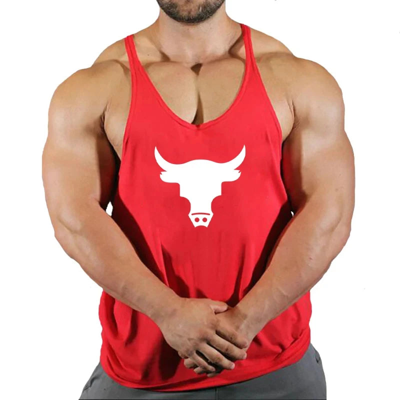 Gym Shirt Gyms Man Workout Bodybuilding Men Sportswear Men's Clothes Tank Top Vest Clothing Muscle Singlet Fitness Undershirt - Nextwave Zone