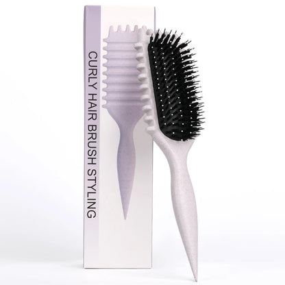 Salon Styling Curly Hair Styling Brush Curl Hair Brush for Combing and Shaping Men's and Women's Curls Reduce Pulling Tools - Nextwave Zone