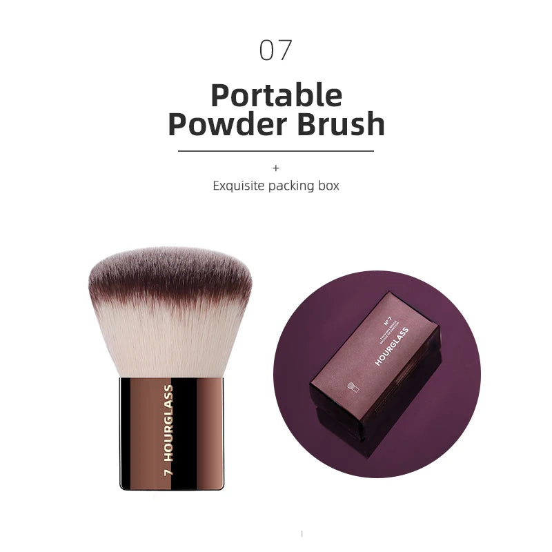 Hourglass Makeup Brushes Powder Foundation Concealer Blusher Bronzer Eye Shadow Eyebrow Eyeliner Sculpting Brush - Nextwave Zone