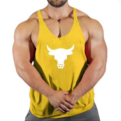 Gym Shirt Gyms Man Workout Bodybuilding Men Sportswear Men's Clothes Tank Top Vest Clothing Muscle Singlet Fitness Undershirt - Nextwave Zone